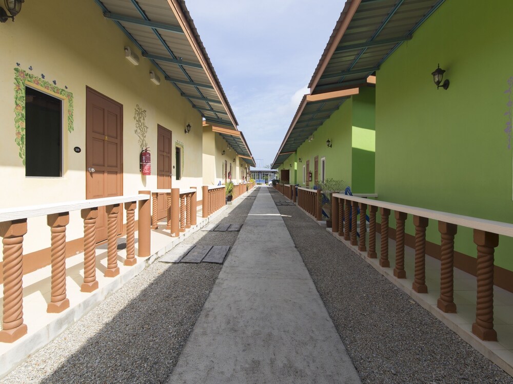 Daylight view along the guest room verandas at De Langkawi Resort